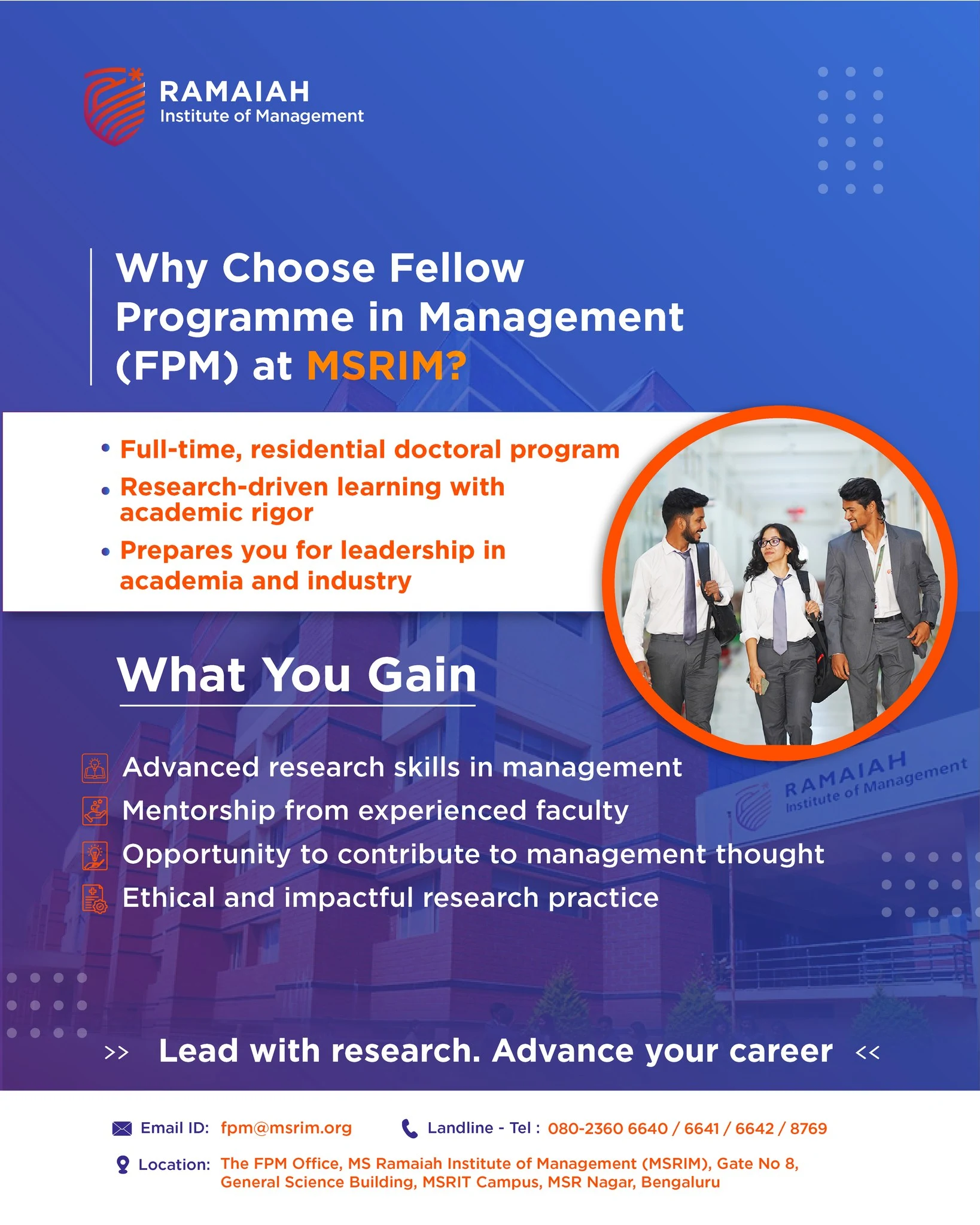  Fellow Programme in Management (FPM) 