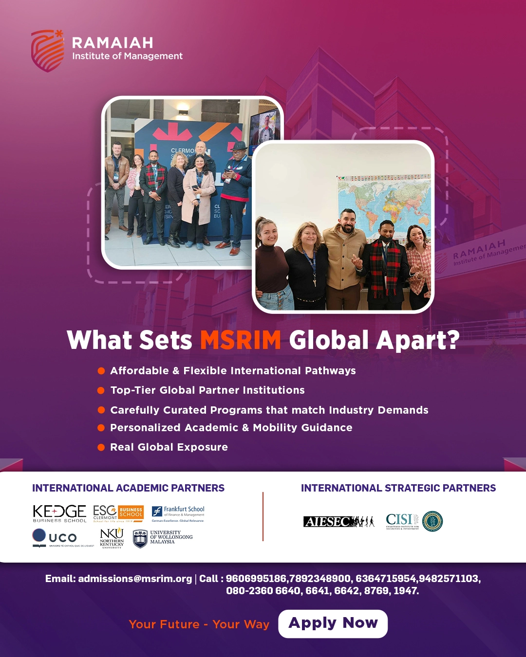 Go global, the smarter way.