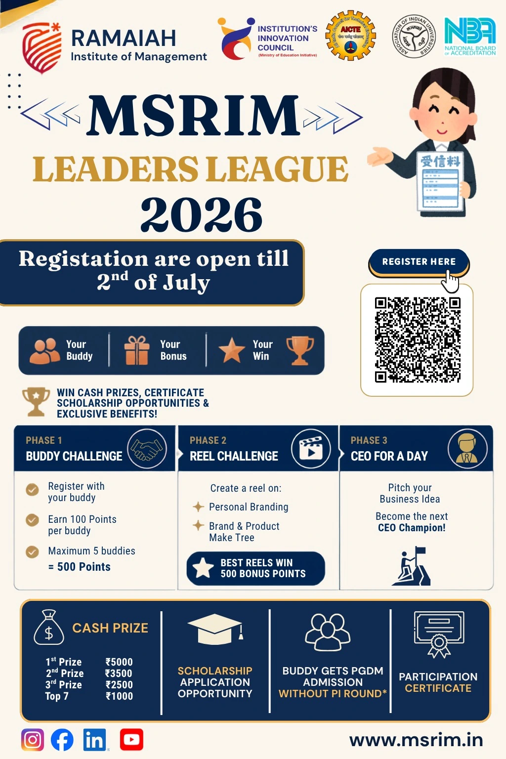 MSRIM LEADERS LEAGUE 2026